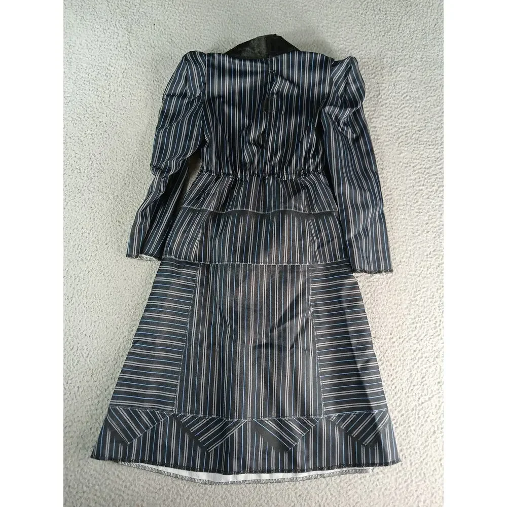 Wicked Elphaba Shiz University Uniform Costume Girls Small (4-6X) Navy NWOT
